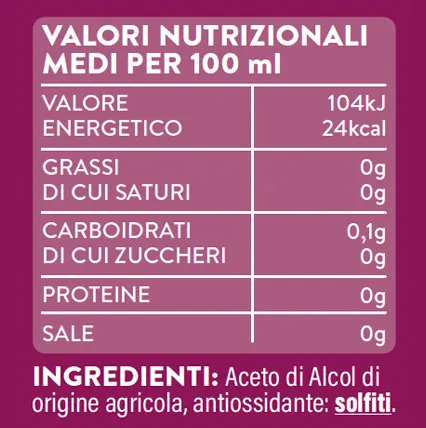 Casaceto Extra Forte aceto di alcol acidita 8%
