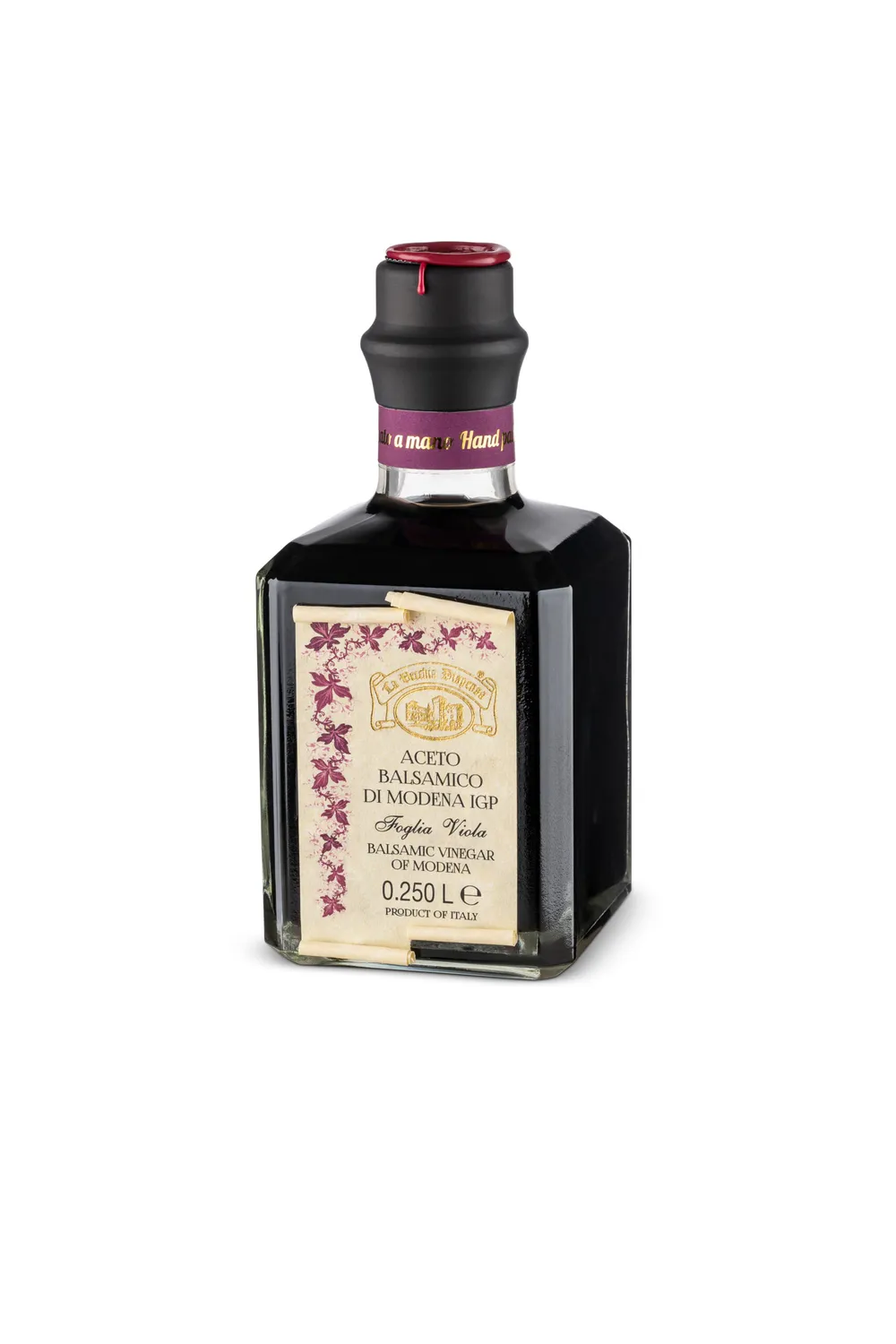 La Vecchia Dispensa Foglia Viola Aceto Balsamico IGP floreale