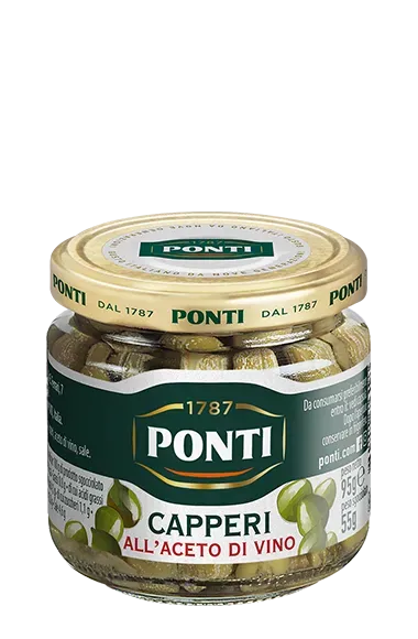 Ponti Capperi all'aceto di vino sottaceti croccanti