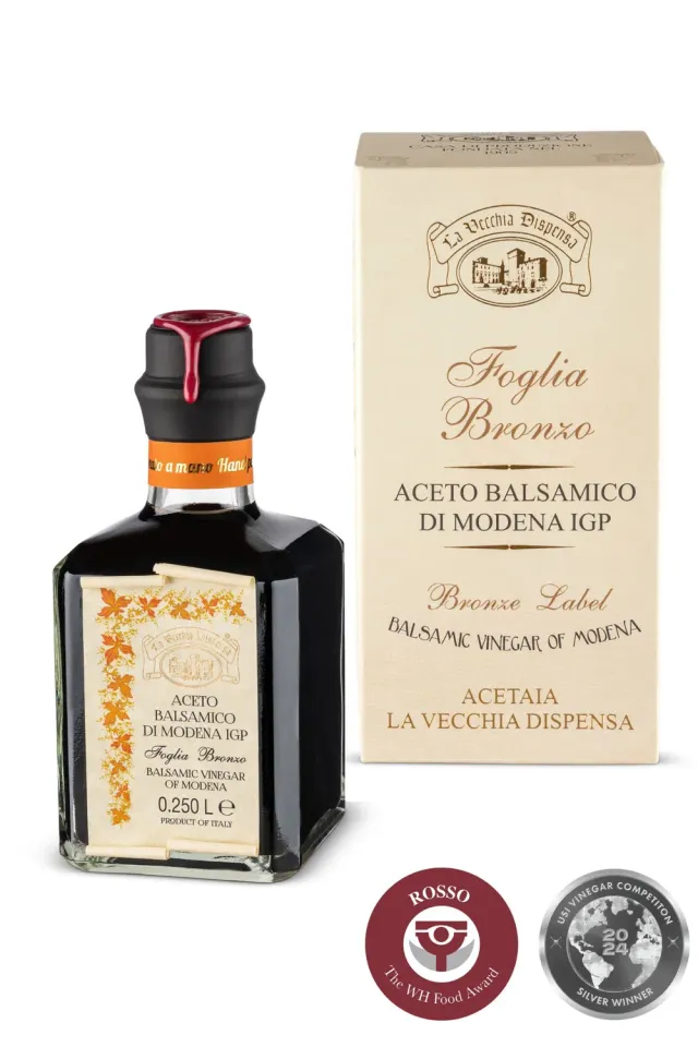 La Vecchia Dispensa Foglia Bronzo aceto balsamico IGP ginepro