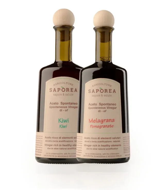 Saporea Bio Aceto Spontaneo 2 Bottiglie da 500 ml
