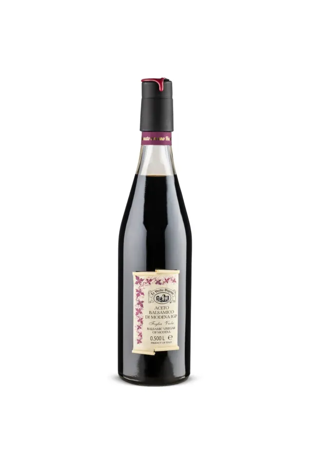 La Vecchia Dispensa Foglia Viola Aceto Balsamico 500 ml floreale