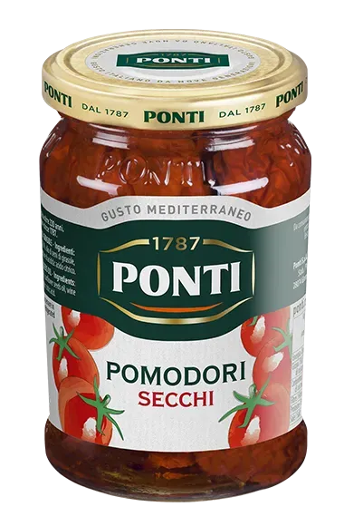 Ponti Pomodori Secchi sottolio italiani per pasta e pizze