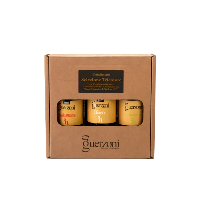 Acetaia Guerzoni Tricolore condimenti 3x100 ml bio