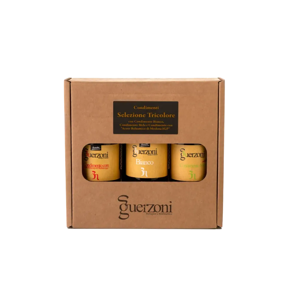 Acetaia Guerzoni Tricolore condimenti 3x100 ml bio