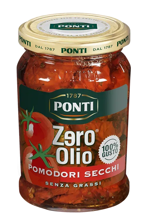 Ponti Zero Olio Pomodori Secchi senza olio