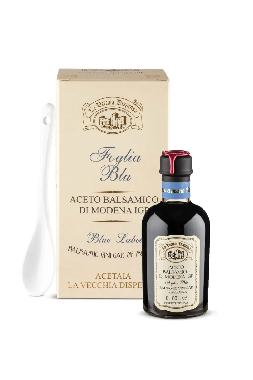 La Vecchia Dispensa Foglia Blu Blue Label Aceto Balsamico equilibrato