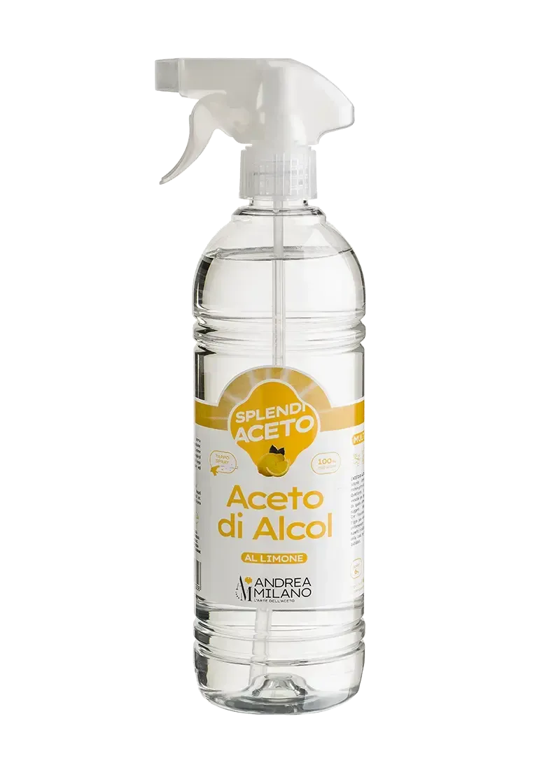 Andrea Milano Aceto Alcol Limone multiuso casa e cucina