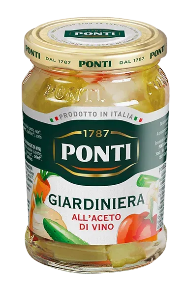 Ponti Giardiniera all'Aceto di Vino sottaceto