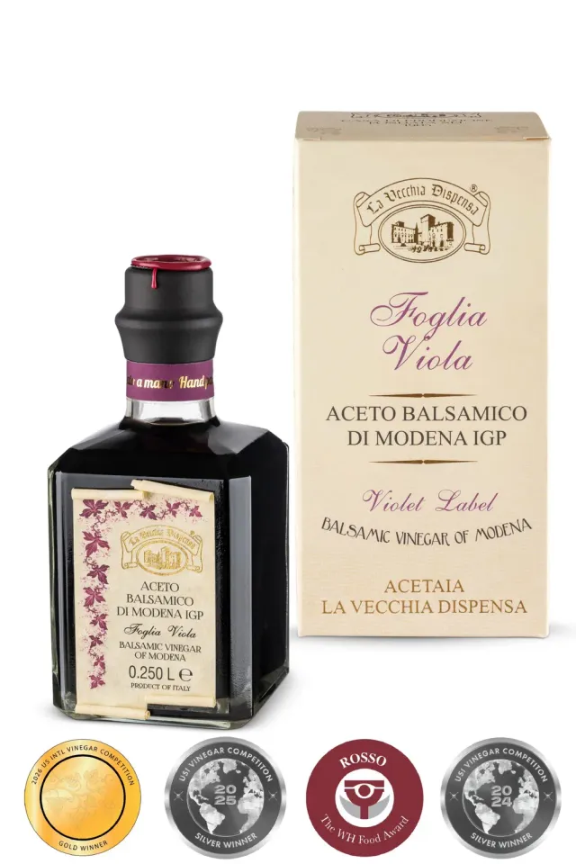 La Vecchia Dispensa Foglia Viola Aceto Balsamico IGP floreale