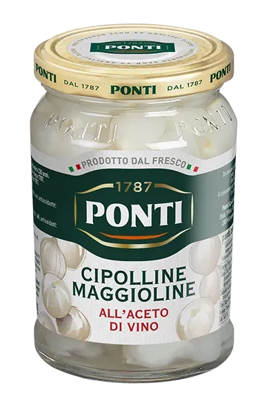 Ponti Cipolline Maggioline all'Aceto di Vino croccanti