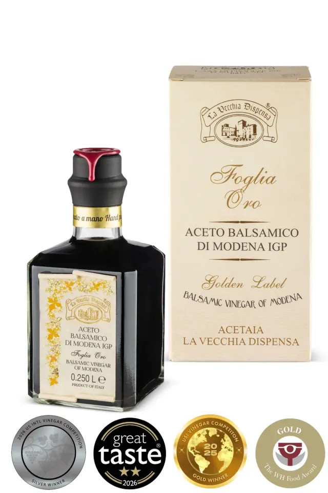 La Vecchia Dispensa Foglia Oro aceto balsamico 250ml ciliegia