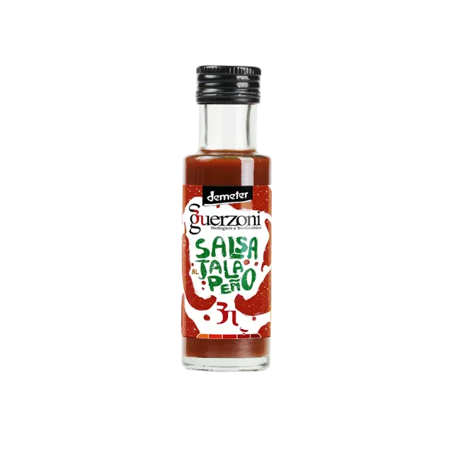 Guerzoni Salsa Jalapeño Rosso Piccante 100 ml