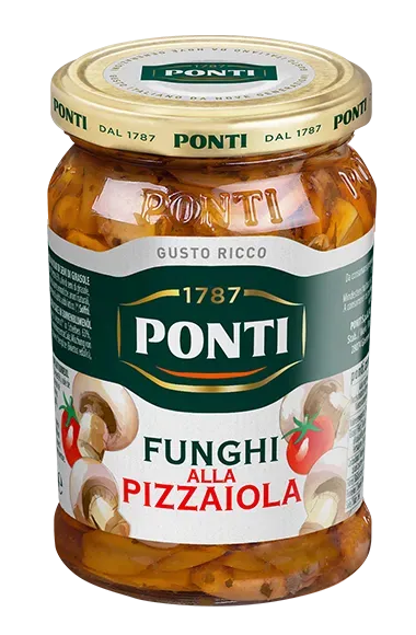 Ponti Funghi alla Pizzaiola in olio al pomodoro