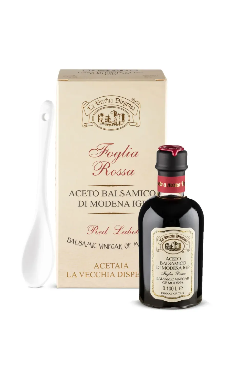 La Vecchia Dispensa Foglia Rossa aceto balsamico 250 ml leggero