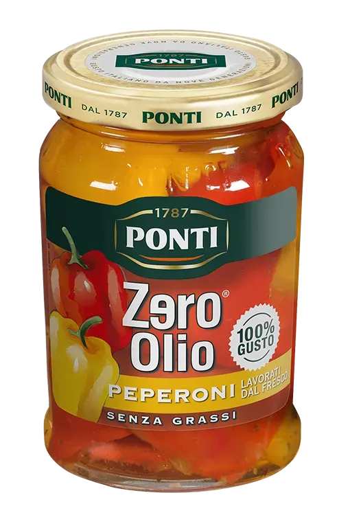 Ponti Zero Olio Peperoni Grigliati Leggeri
