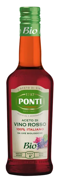Ponti Bio Rosso aceto di vino italiano