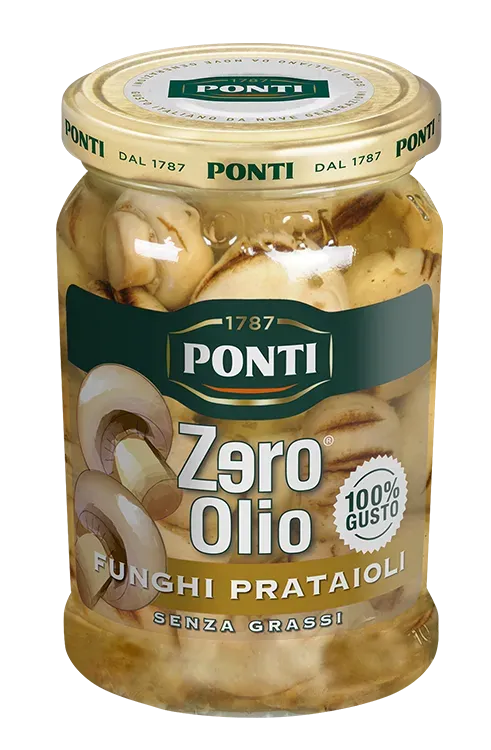 Ponti Funghi Prataioli Zero Olio contorno leggero
