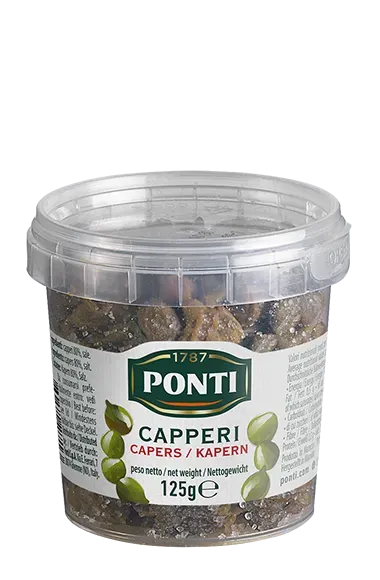 Ponti Capperi al sale secco barattolo mediterranei