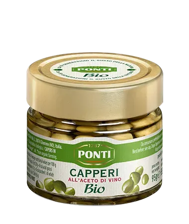 Ponti Bio Capperi all'Aceto di Vino sottaceti bio