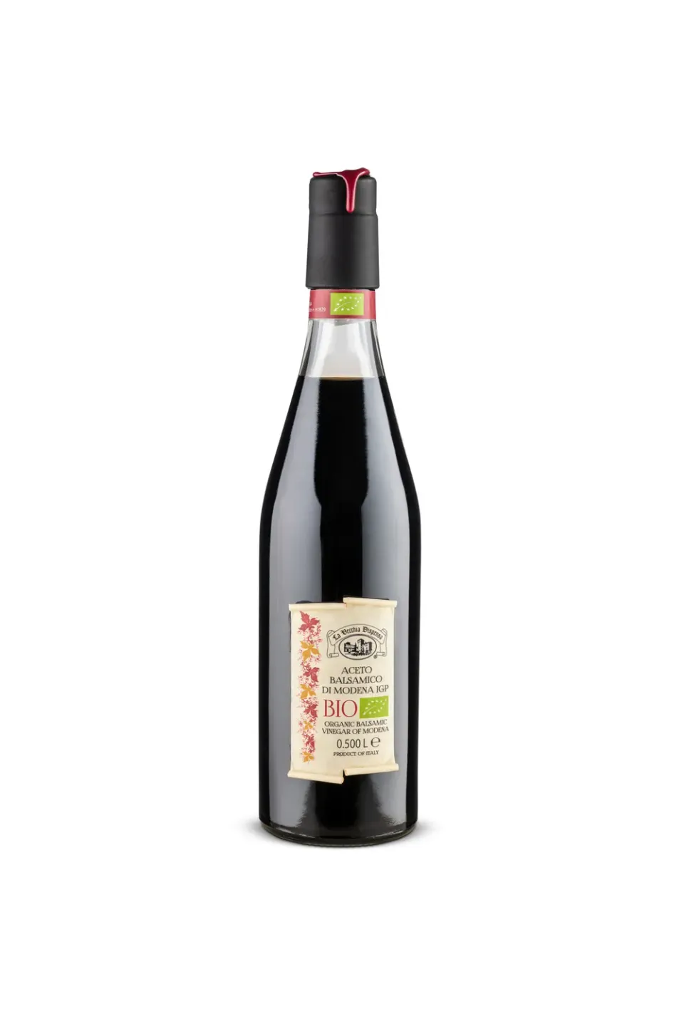 La Vecchia Dispensa Foglia Oro Bio Aceto Balsamico IGP 500 ml