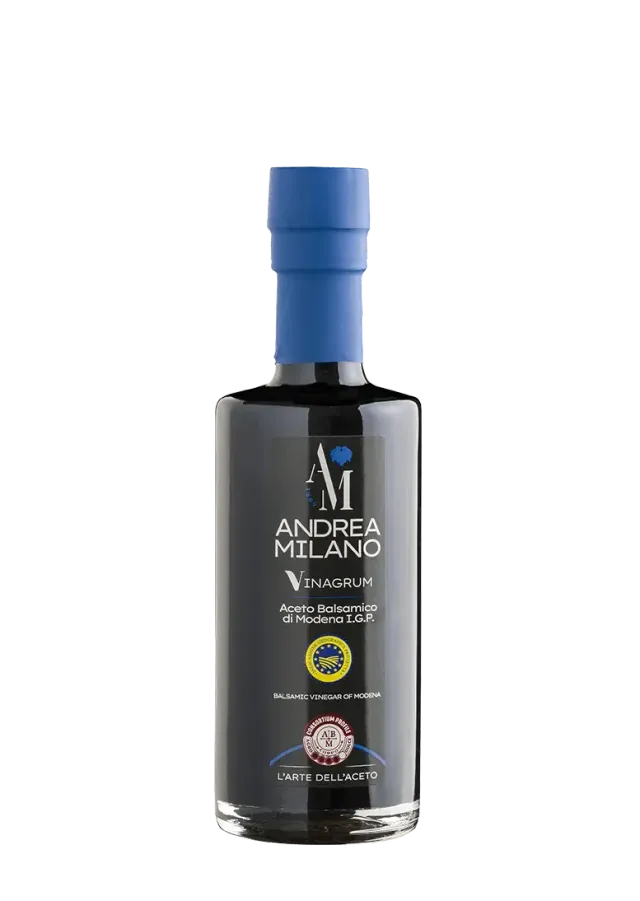 Andrea Milano Vinagrum Foglia Azzurra 4 Sigilli aceto balsamico Modena