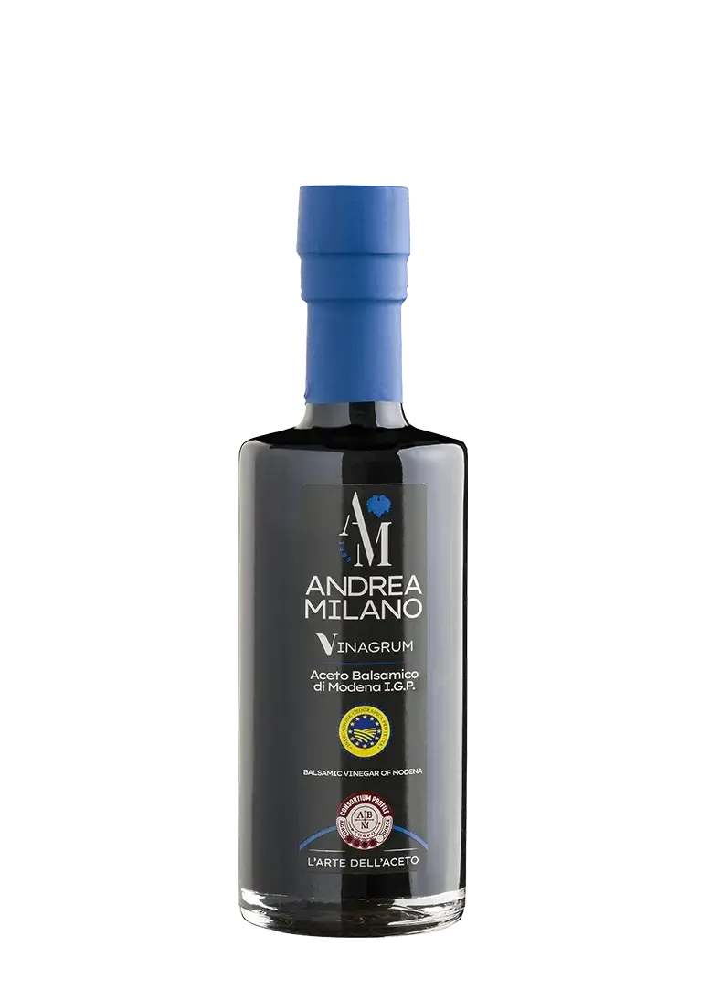 Andrea Milano Vinagrum Foglia Azzurra 4 Sigilli aceto balsamico Modena
