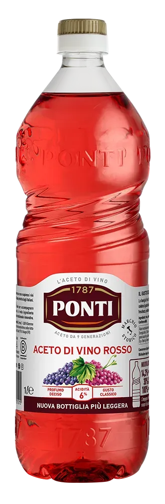 Ponti Classico Aceto di Vino Rosso PET corposo