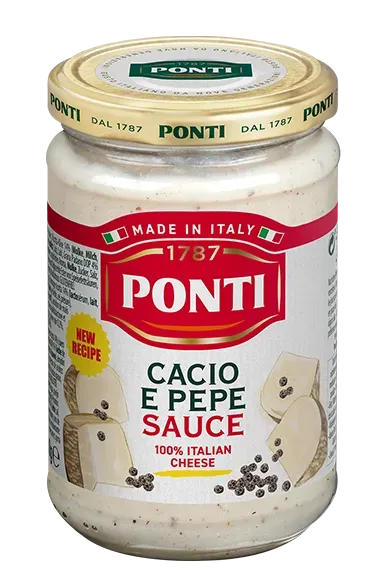 Ponti Cacio e Pepe sugo pronto cremoso