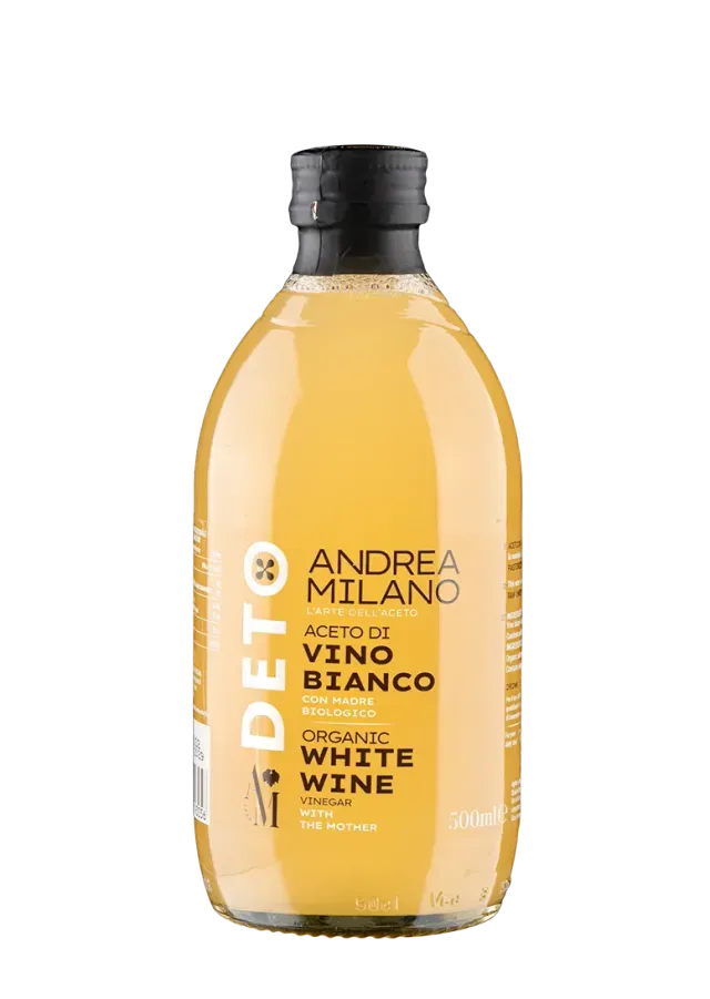 Andrea Milano Aceto Vino Bianco Biologico con Madre non filtrato