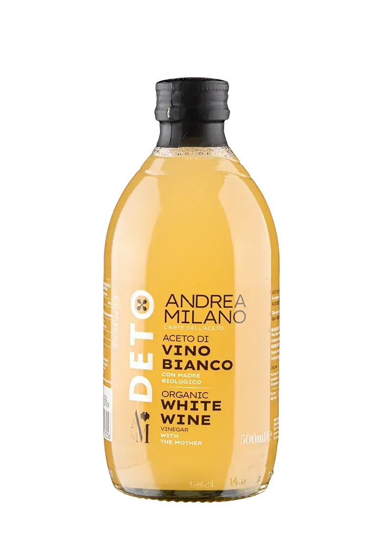 Andrea Milano Aceto Vino Bianco Biologico con Madre non filtrato
