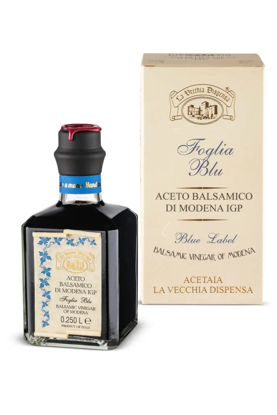 La Vecchia Dispensa Foglia Blu Aceto Balsamico IGP equilibrato