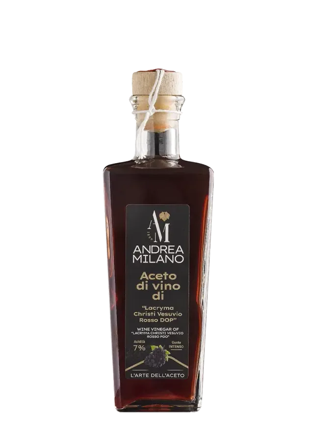 Andrea Milano Lacryma Christi aceto di vino rosso del Vesuvio per sughi