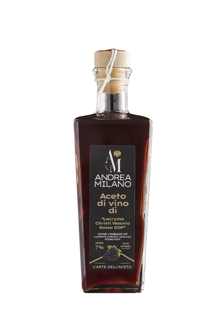 Andrea Milano Lacryma Christi aceto di vino rosso del Vesuvio per sughi