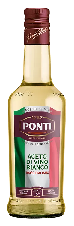 Ponti Aceto di Vino Bianco 100% Italiano delicato
