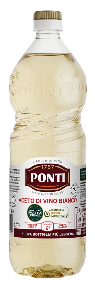 Ponti Classico Aceto di Vino Bianco PET delicato