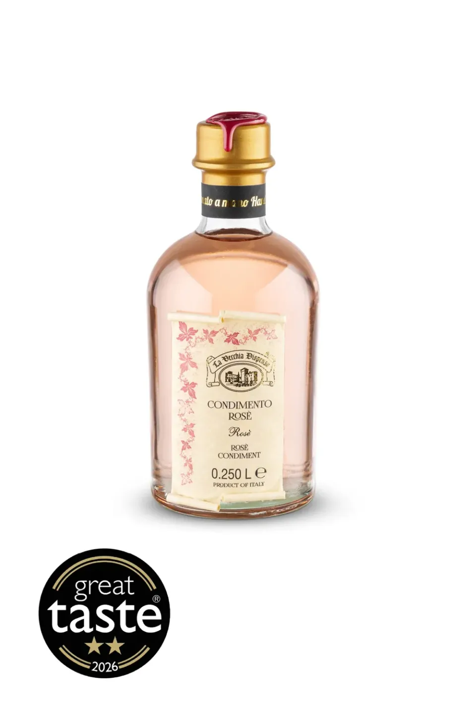 La Vecchia Dispensa Rosé condimento mosto uva rossa delicato