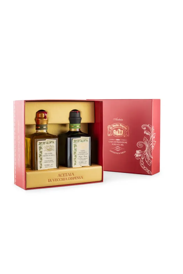 La Vecchia Dispensa Oil Vinegar Confezione Olio Aceto regalo