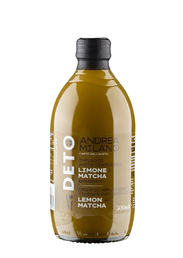 Andrea Milano Mele Limone Matcha infuso aceto bio