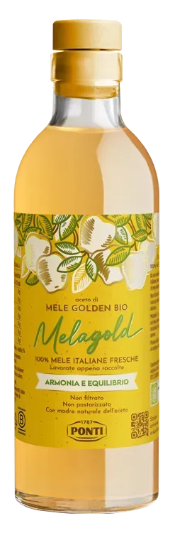 Ponti Aceto di Mele Golden Bio 100% italiane delicato
