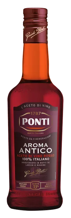 Ponti Aroma Antico Aceto di Vino Rosso invecchiato