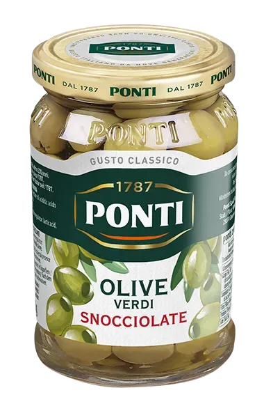 Ponti Olive Verdi snocciolate in salamoia