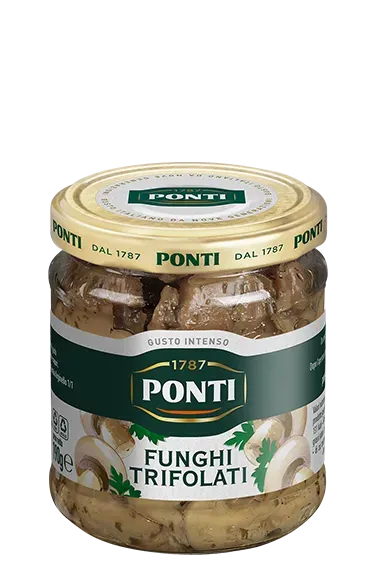 Ponti Funghi Trifolati sottolio all'aglio