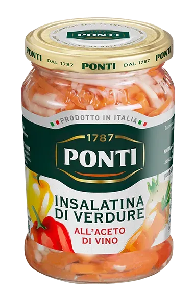 Ponti Insalatina di Verdure sottaceto all'aceto di vino