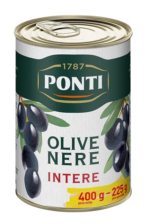 Ponti Olive Nere Intere in Salamoia Classiche
