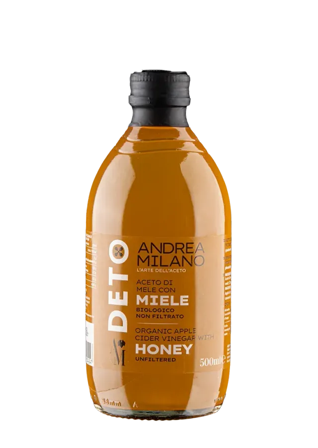 Andrea Milano Deto Miele aceto di mele bio con miele