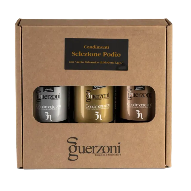 Acetaia Guerzoni Selezione Podio condimento 3x100 ml bio