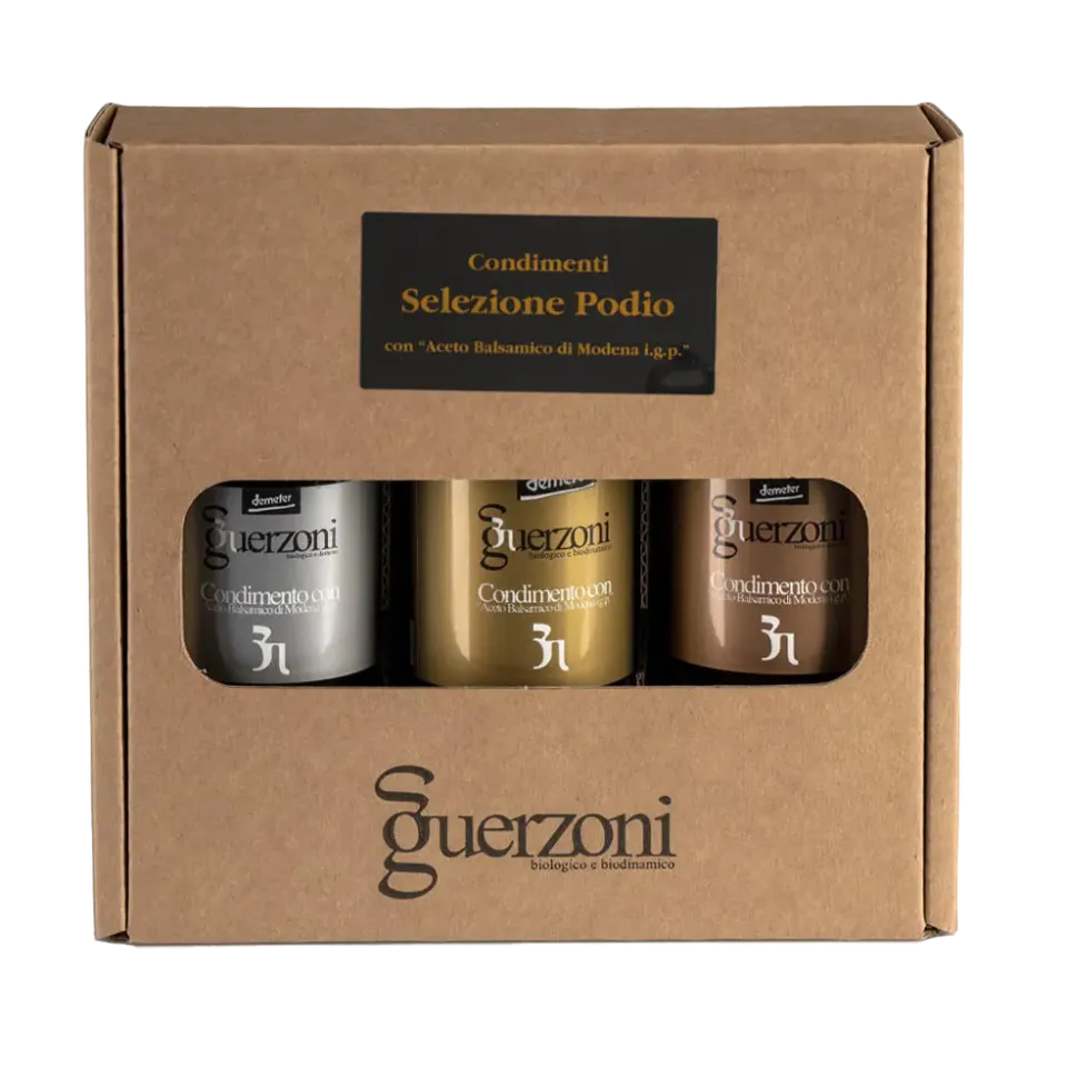 Acetaia Guerzoni Selezione Podio condimento 3x100 ml bio