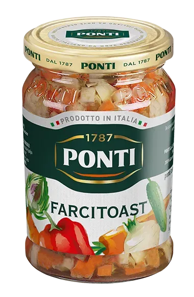 Ponti Farcitoast condimento in olio per toast e crostini