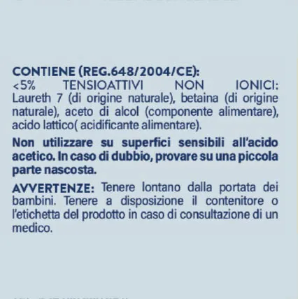 Casaceto Formula Plus Igienizzante Anticalcare Naturale 99%